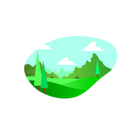 earth day flat illustration vectorのイラスト素材