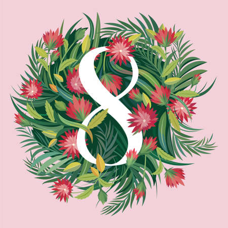 8 march women's day.のイラスト素材