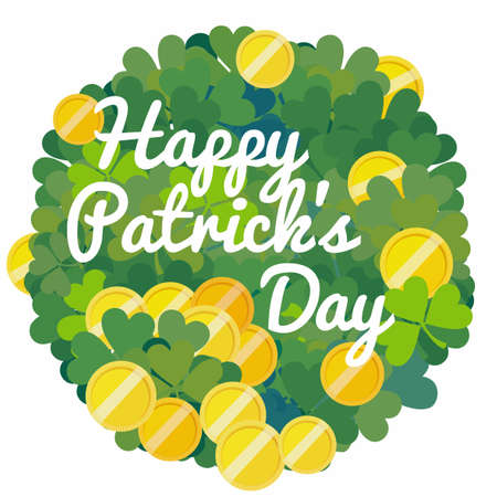 Saint Patrick's Day. Template.のイラスト素材