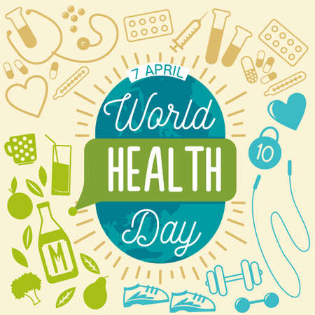 world health dayのイラスト素材
