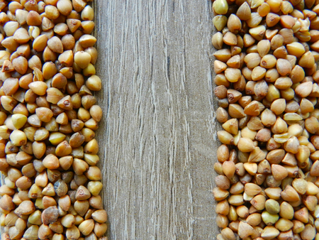 Buckwheat backgtound verticalの写真素材