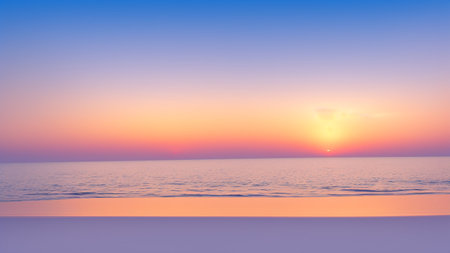 A Sunset On The Beachの素材