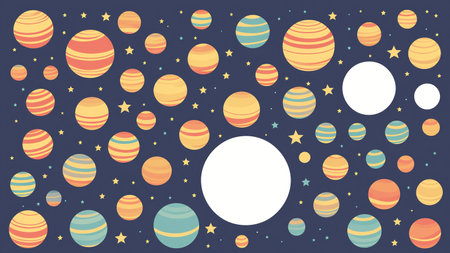 A Pattern Of Planets And Starsの素材
