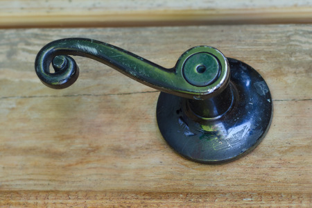 Original door knob is made in the USSRの写真素材
