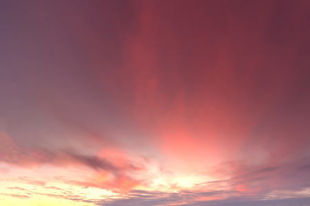 Winter sunset with snow-covered rocks. Composition of nature.の写真素材