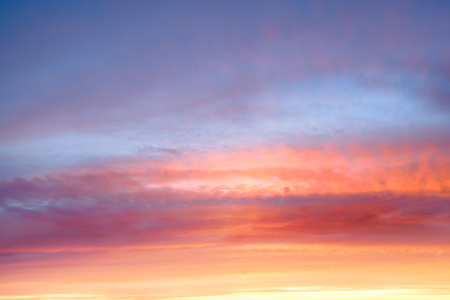 Majestic summer sunset over the Chudskoy lake. Estonia.の写真素材