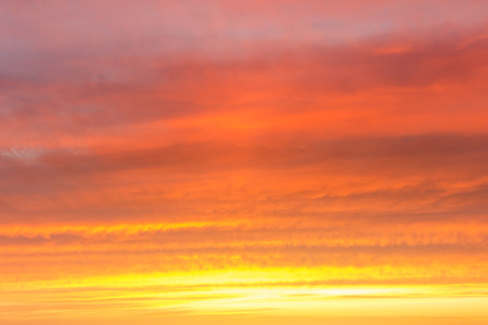 Majestic summer sunset over the Chudskoy lake. Estonia.の写真素材