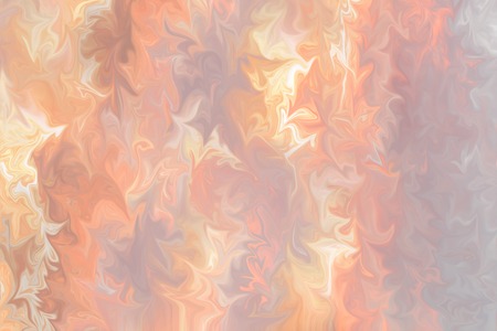 Liquify Abstract Pattern With Pink, LightSalmon, LightPink And Coral Graphics Color Art Form. Digital Background With Liquifying Flowの写真素材
