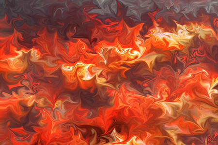 Thanksgiving background, bright colorful abstract texture. Hot fiery orange yellow backgroundの写真素材