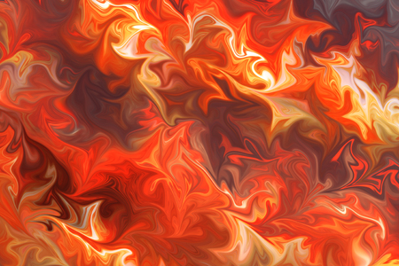 Thanksgiving background, bright colorful abstract texture. Hot fiery orange yellow backgroundの写真素材