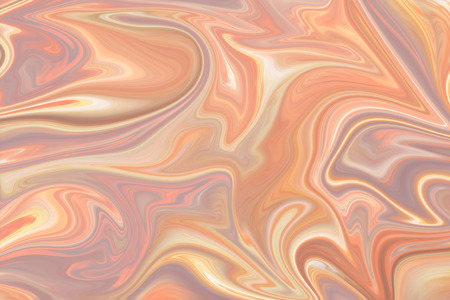 Liquify Abstract Pattern With Pink, LightSalmon, LightPink And Coral Graphics Color Art Form. Digital Background With Liquifying Flowの写真素材