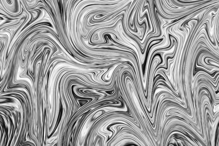 Abstract Gray Black and White Marble Ink Pattern Background. Liquify Abstract Pattern With Black, White, Grey Graphics Color Art Formの写真素材