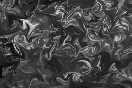Abstract Gray Black and White Marble Ink Pattern Background. Liquify Abstract Pattern With Black, White, Grey Graphics Color Art Formの写真素材