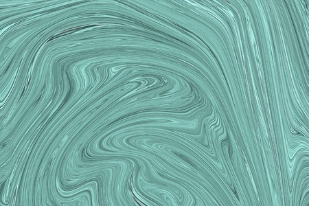 Liquid Abstract Pattern With Mint Green or Malachite Graphics Color Art Form. Digital Background...