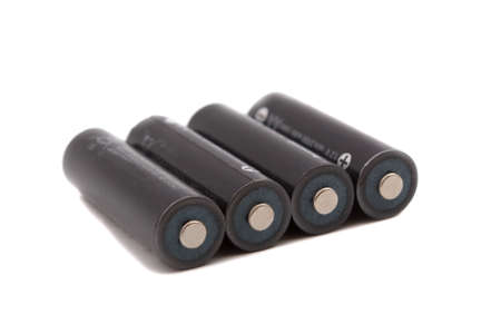 four black batteriesの写真素材