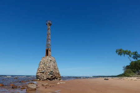 Old Kurmraga lighthouseの写真素材