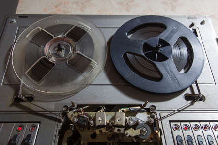 Reel to reel playerの写真素材