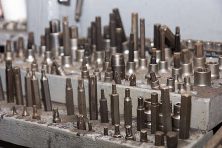 Lot of screwdriver heads