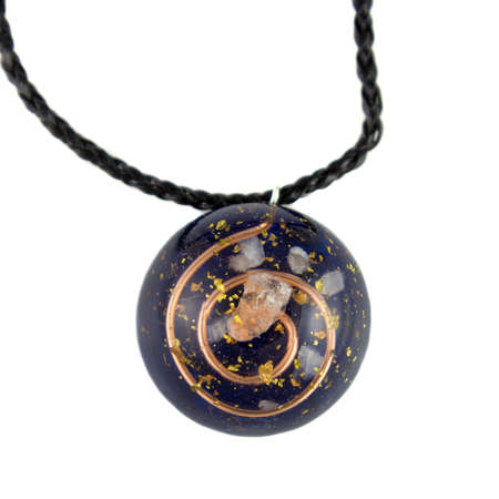 Handmade orgonite pendantの写真素材