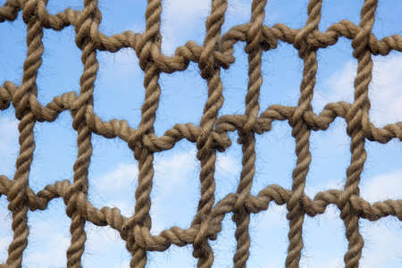 Net from ropesの写真素材