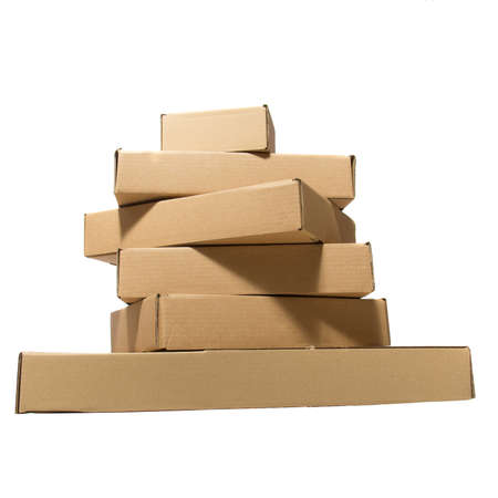 Stack of cardboard boxes