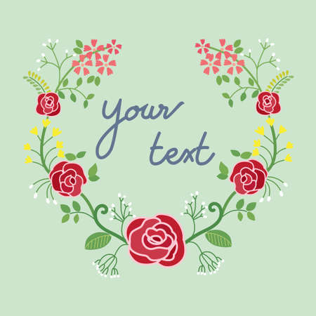 Flower texture illustrationのイラスト素材