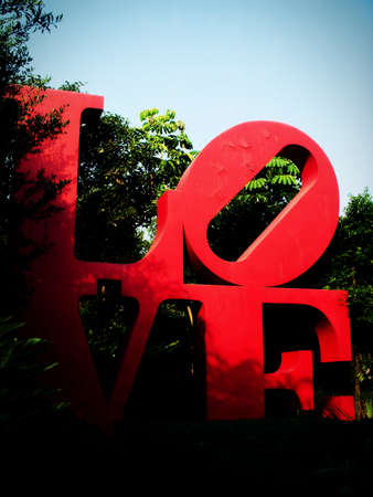 Love Sculptureの写真素材