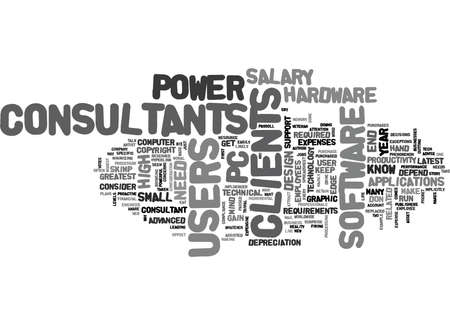 IT CONSULTANTS DON T SKIMP ON HARDWARE WITH POWER USERS Text Background Word Cloud Concept IT CONSULTANTS DON T SKIMP ON HARDWARE WITH POWER USERS Text Background Word Cloud Concept
