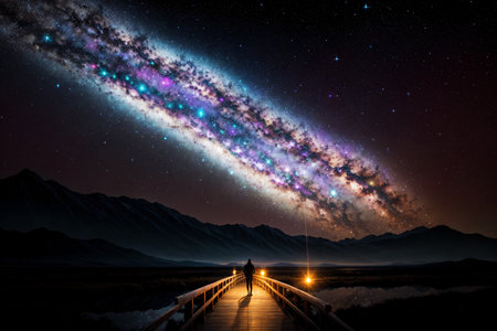 Nebula Nocturne: Symphony of Cosmic Midnightの素材