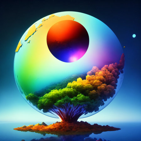 Earth technology structure. Internet and technology worldwide global. Global social network. Futuristic polygonal shapes technology . generative AIの素材