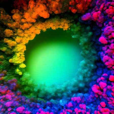 Blue Sapphire Geode Gemstone Crystal Backgroundの素材