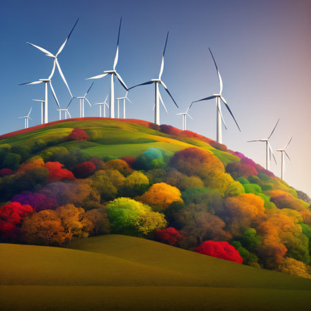 ESG, green energy, sustainable industry. Environmental, Social, and Corporate Governance concept.Generative ai.の素材