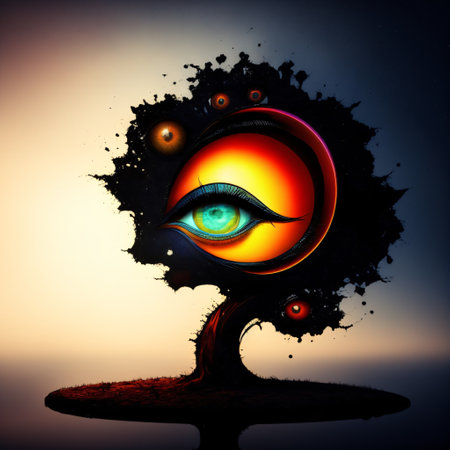 the golden eye of horus, generative aiの素材