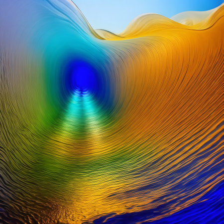 Acrylic paint mixed together. Luxurious   with gold dust. Elegant waves. Milky textures. 3D .の素材