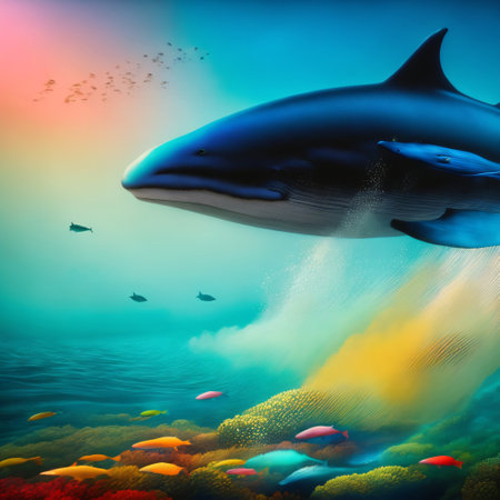 blue whaleの素材