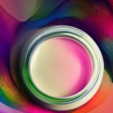 Cosmetic cream glass on transpareng background pngの素材