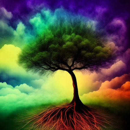 Tree with rootsの素材