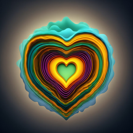 3d like heartの素材