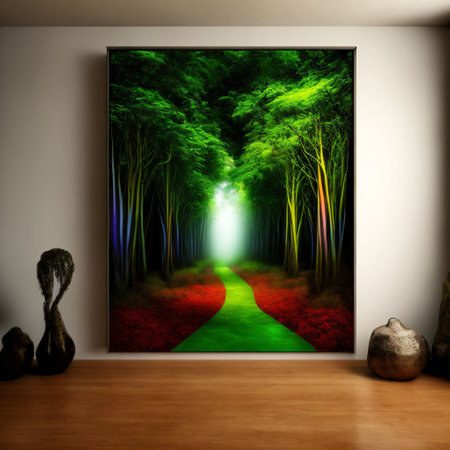 collection of Tropical Garden plants  with trees and shrubs isolated on transparent background. Generative Ai.の素材