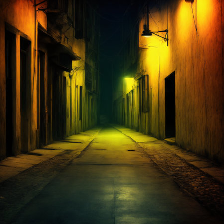 dark alley generative aiの素材