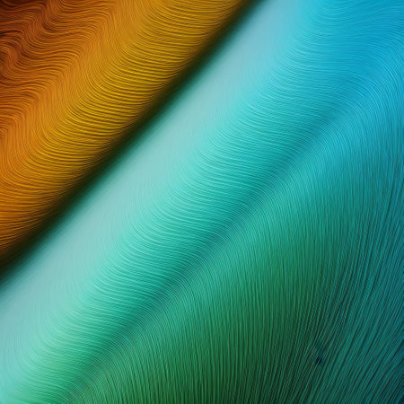 Blue background texture, wavy sea color pattern , icy windy and curvy  winter artの素材