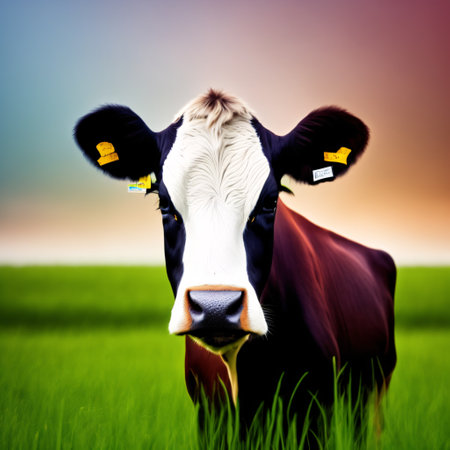 dairy cow transparent background, pngの素材