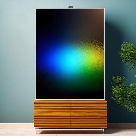 Digital Media Blank billboard , signboard for product advertisement .design , advertising light box billboard, Generative Aiの素材