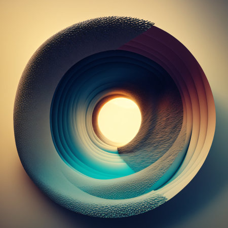 Swirling polar backgroundの素材