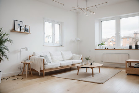 Modern bright interiors.の素材