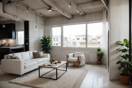 modern loft interiorの素材