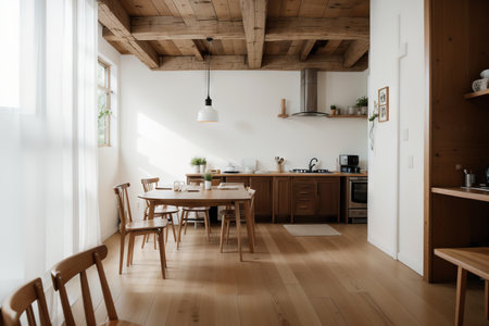 closeup of desk and interiorの素材