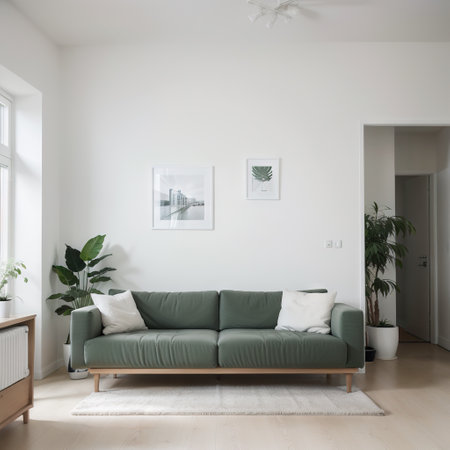 white modern interior design.の素材