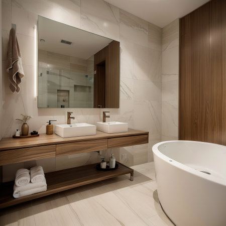 Modern house bathroom interiorの素材