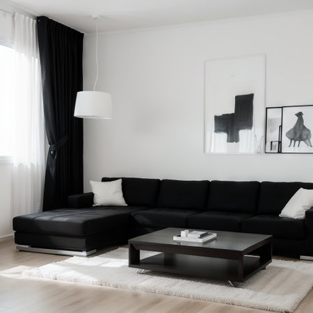 Modern minimalism style drawing-room interiorの素材